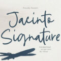 Jacinto Signature Font