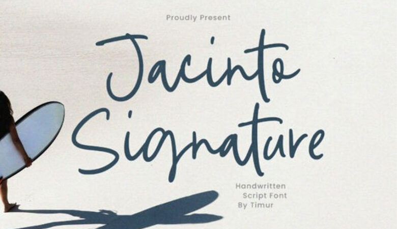 Jacinto Signature Font