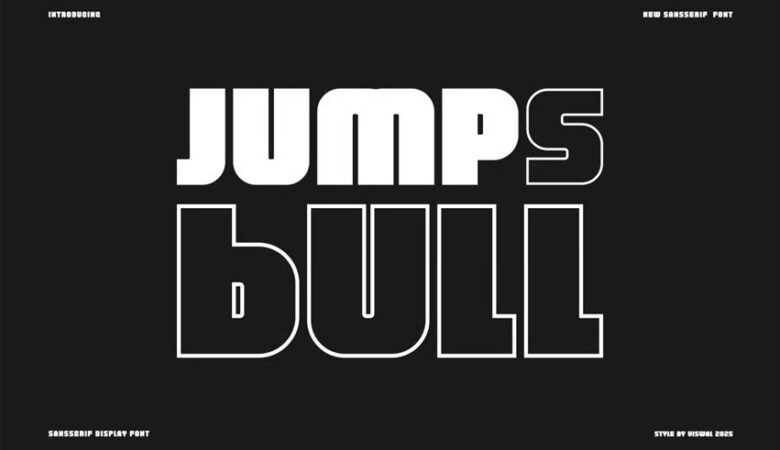 Jumps Bull Font
