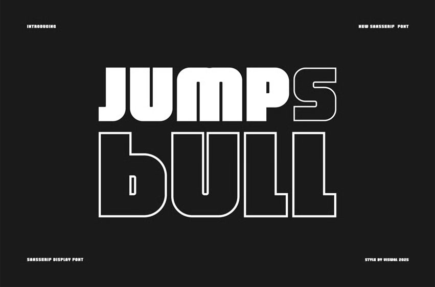 Jumps Bull Font