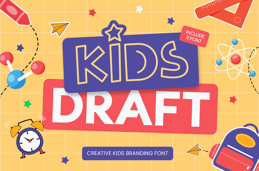 Kids Draft Font