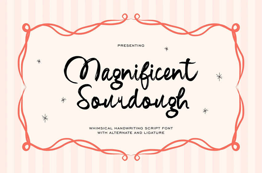 Magnificent Sourdough Font