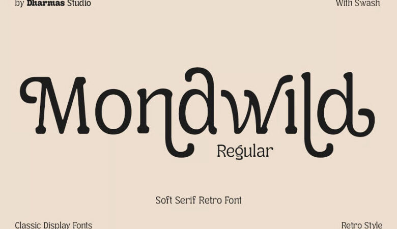 Mondwild Regular Font