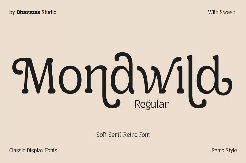 Mondwild Regular Font