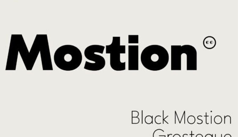 Mostion Font