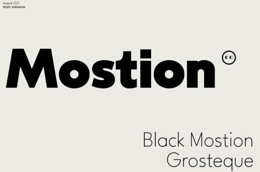 Mostion Font