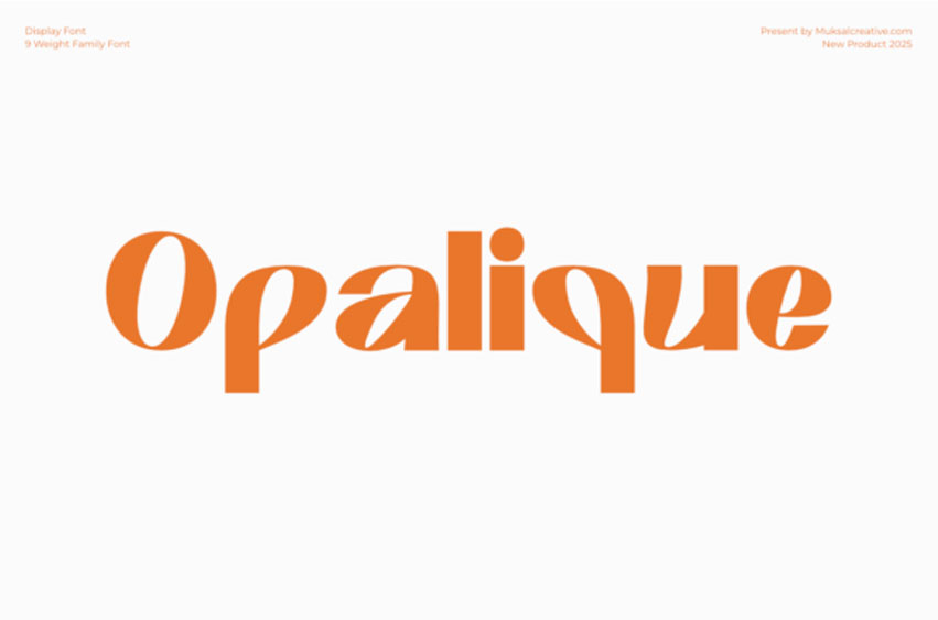 Opalique Font