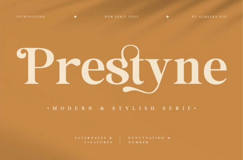 Prestyne Font