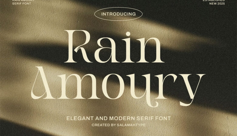 Rain Amoury Font