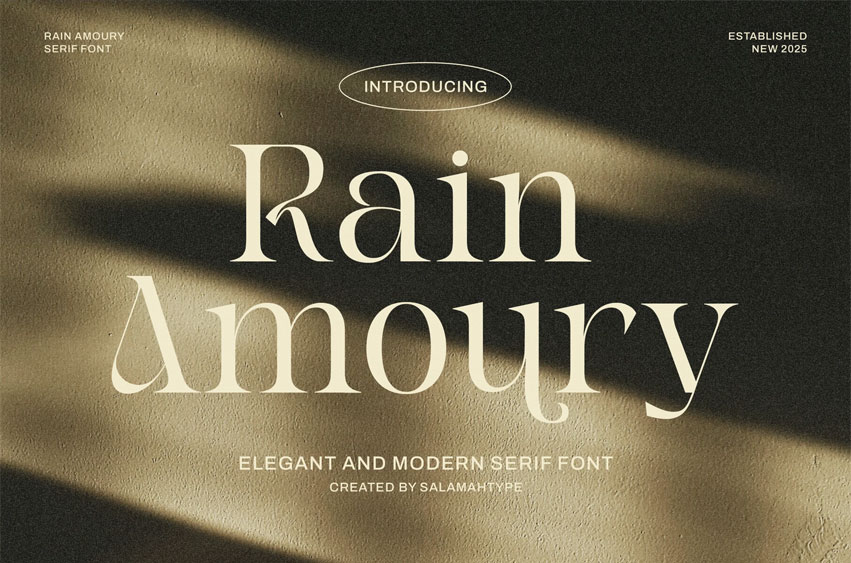 Rain Amoury Font