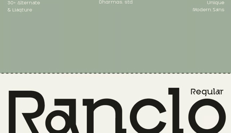Ranclo Regular Font