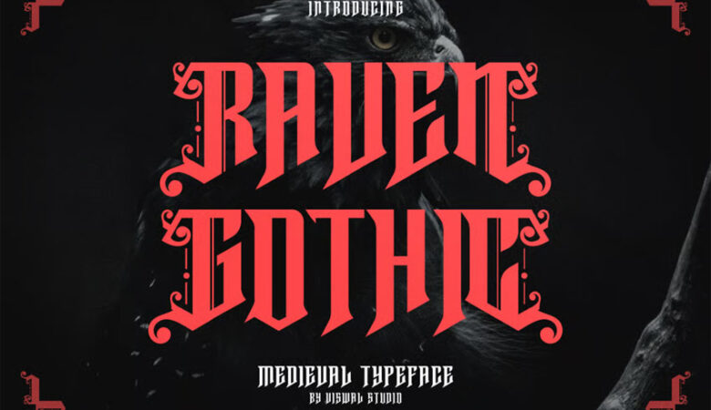 Raven Gothic Font