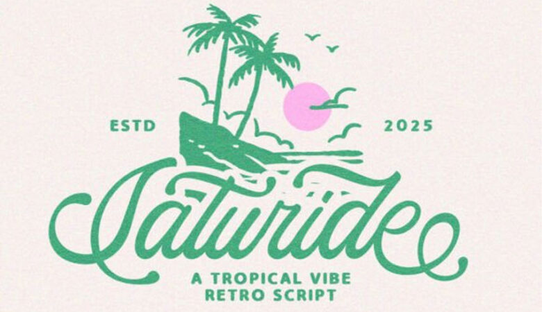 Saturide Script Font