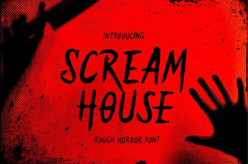 Scream House Font