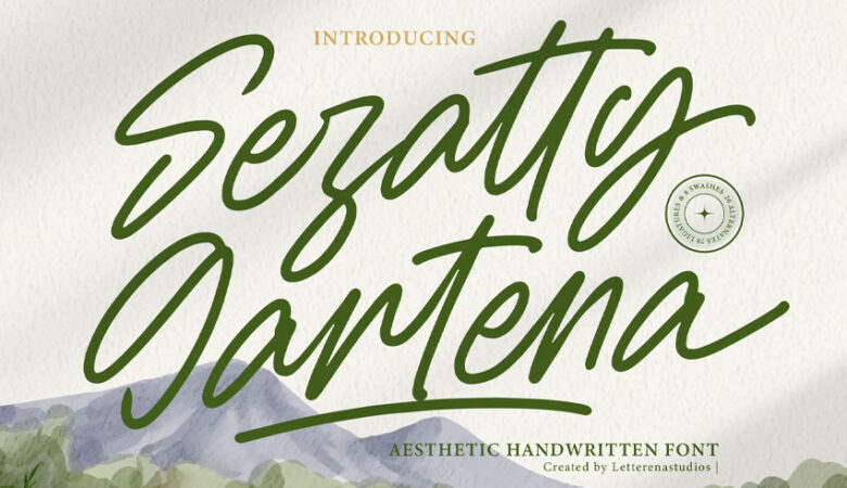 Sejatty Gartena Font