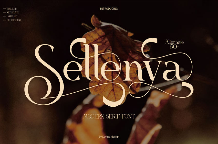 Sellenya Font