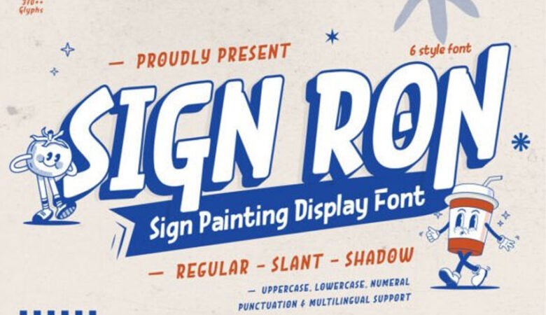 Sign Ron Font