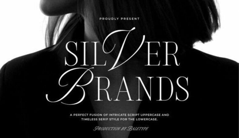 Silver Brands Font