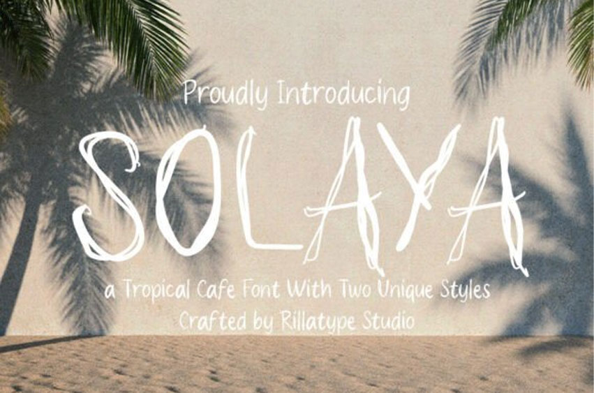 Solaya Raw Font