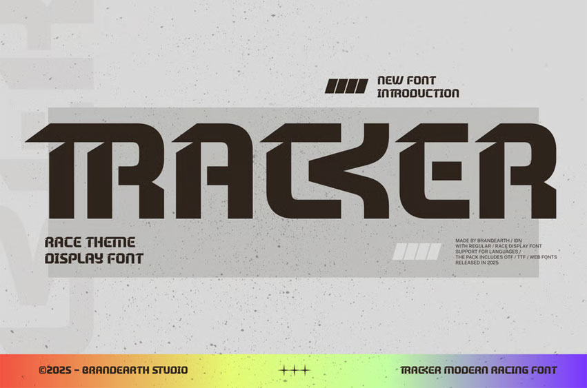 Tracker Font