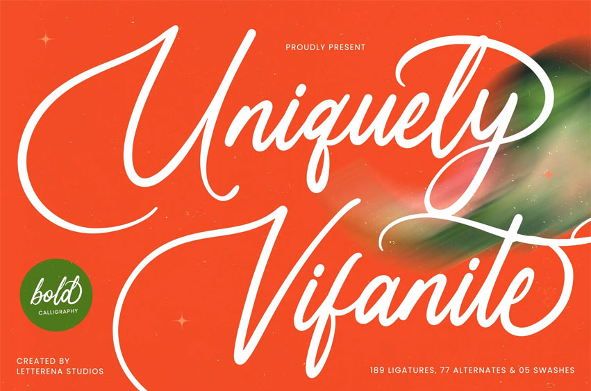 Uniquely Vifanite Font