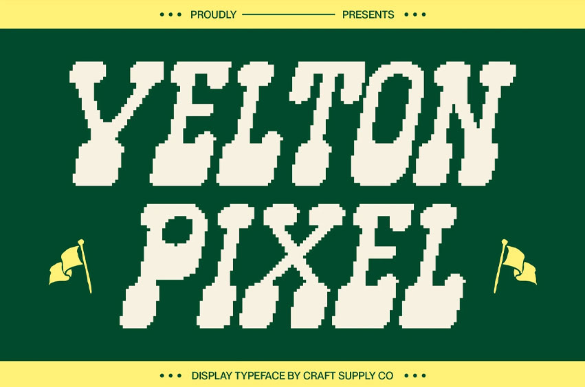 Velton Pixel Font