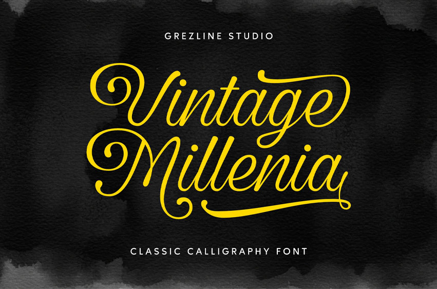 Vintage Millenia Font