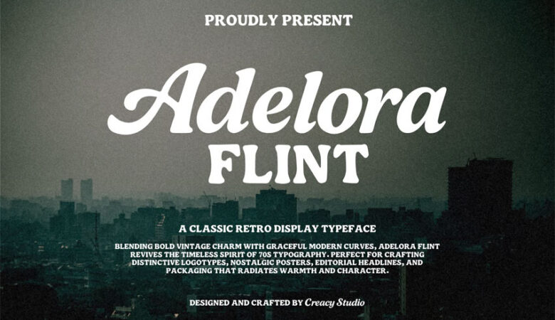 Adelora Flint Font