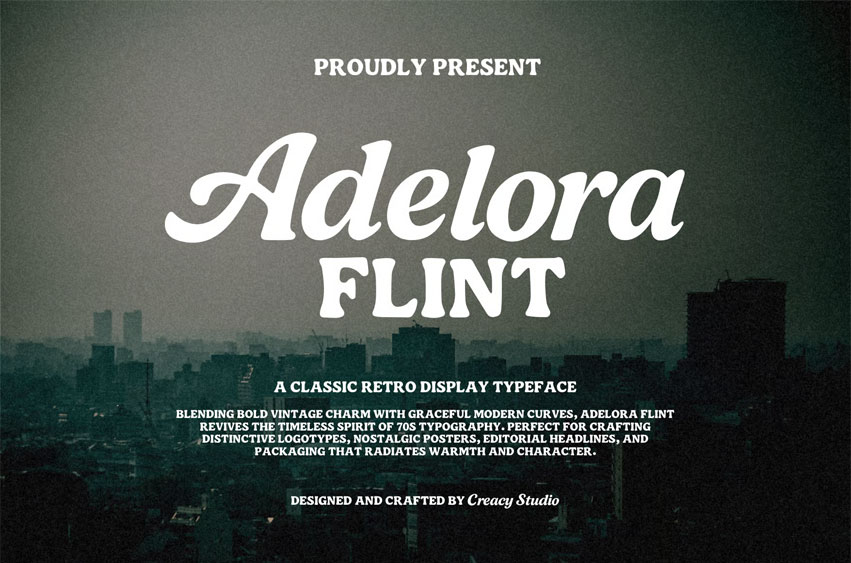 Adelora Flint Font