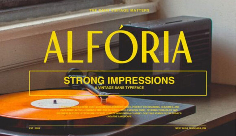 Alforia Font