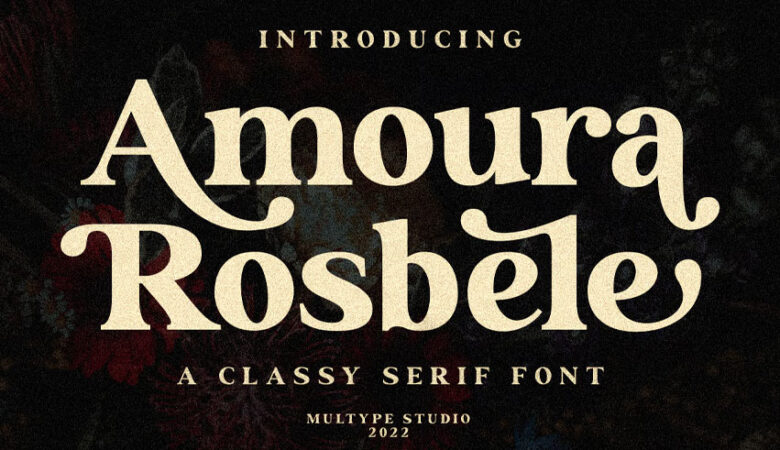 Amoura Rosbele Font