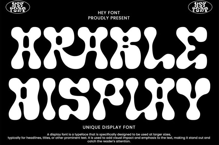 Arable Display Font