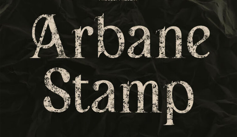 Arbane Stamp Font