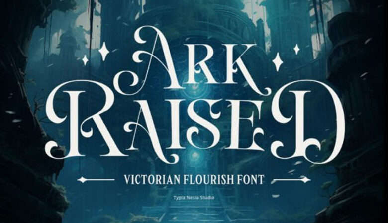 Ark Raised Font