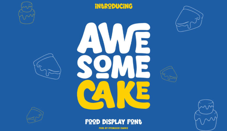Awesome Cake Font