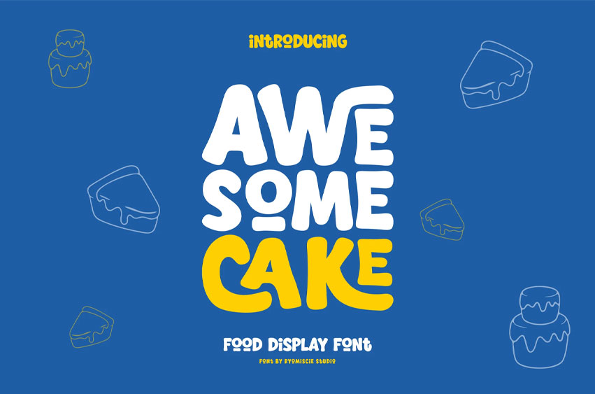 Awesome Cake Font
