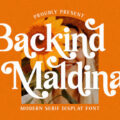 Backind Maldina Font