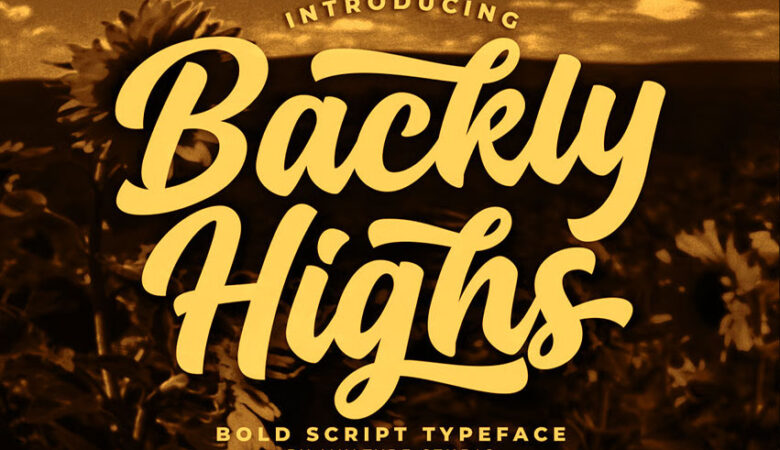 Backly Highs Font