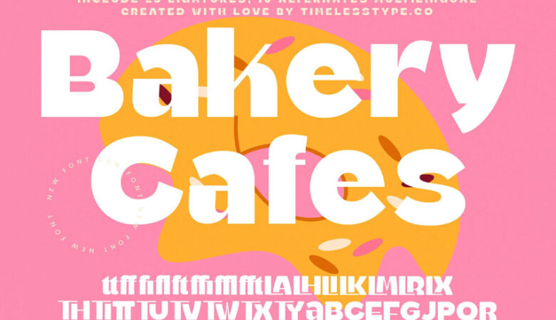 Bakery Cafes Font