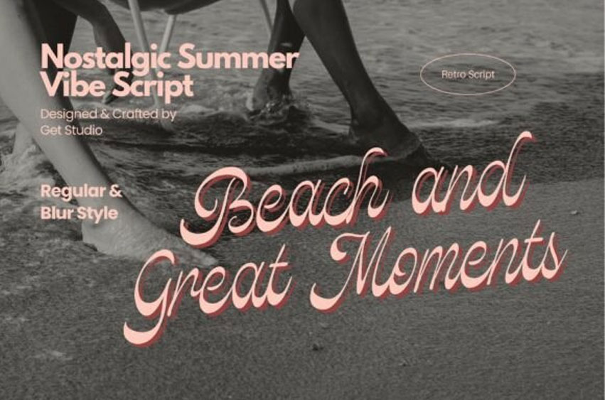 Beach and Great Moments Font