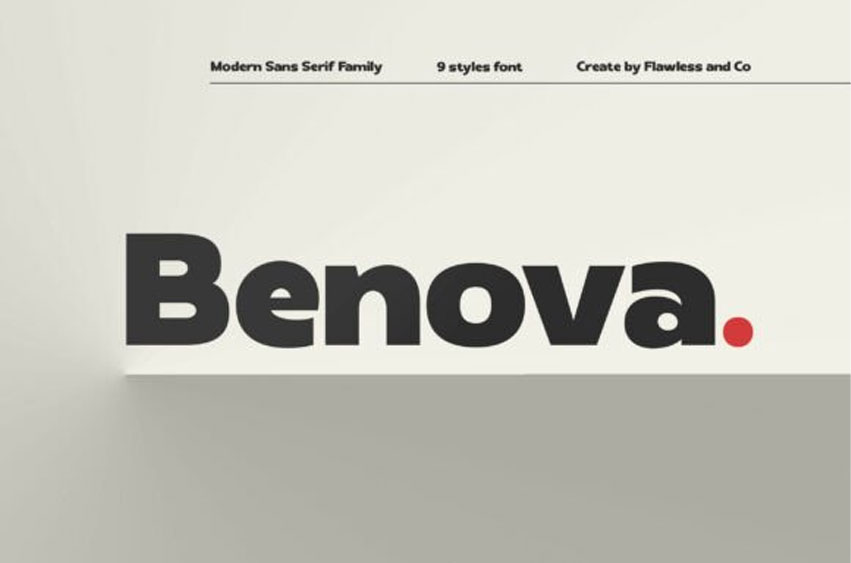 Benova Font