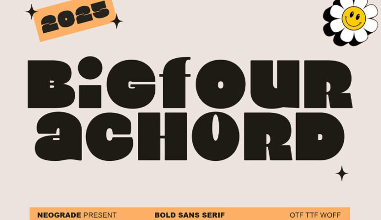 Bigfour Achord Font