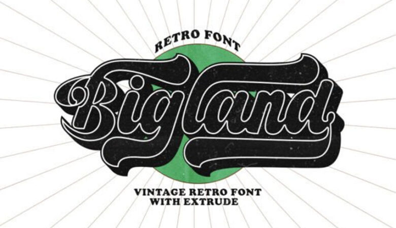 Bigland Retro Font