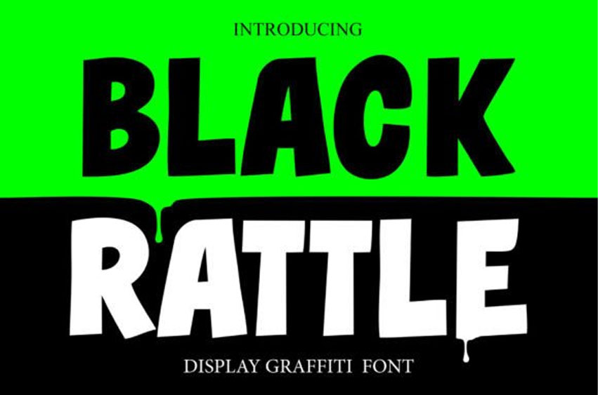 Black Rattle Font