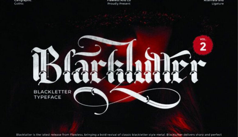 Blacklutter Vol2 Font