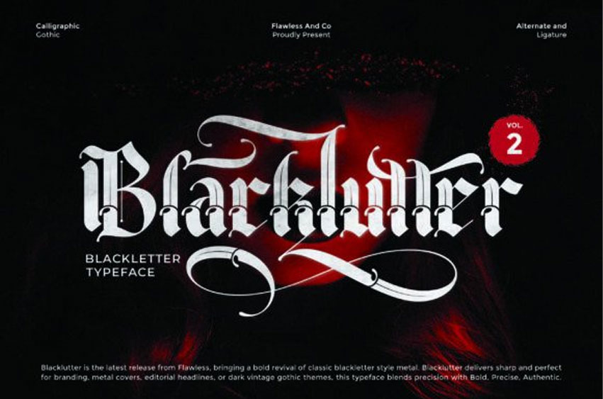 Blacklutter Vol2 Font