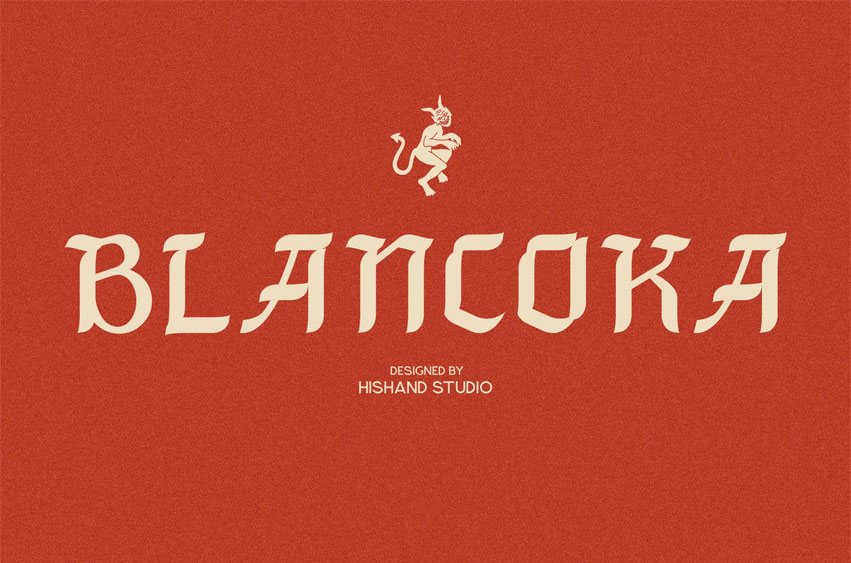 Blancoka Font