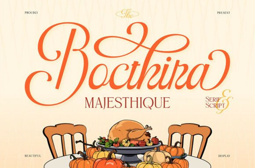 Bocthira Majesthique Font