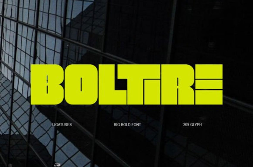 Boltire Font