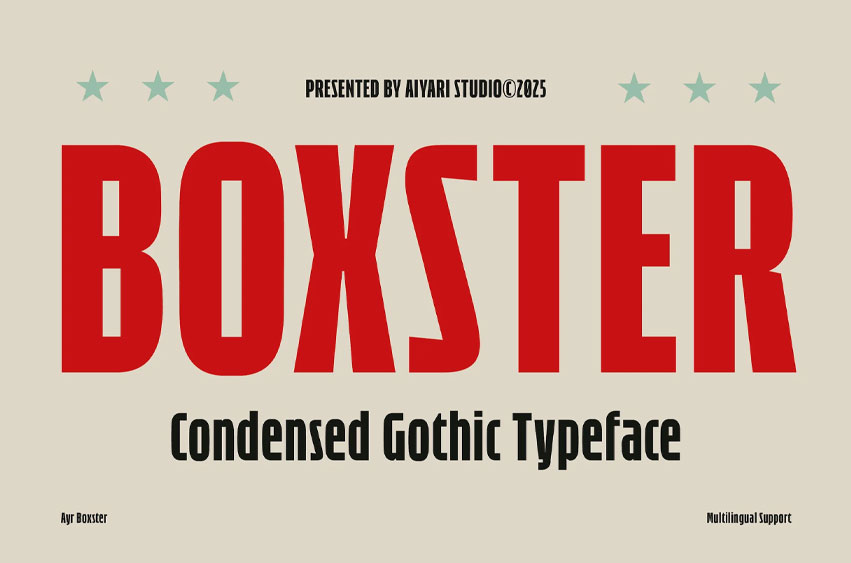 Boxster Font